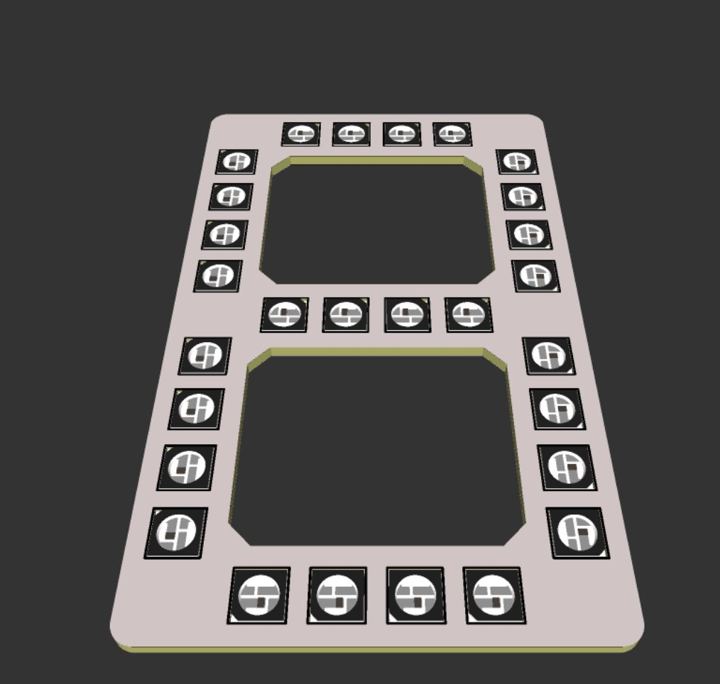 Ultra-Slim Seven-Segment Display