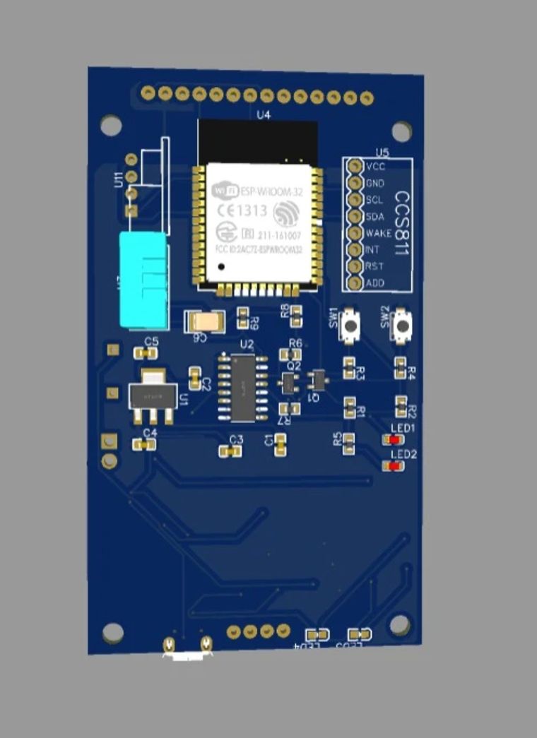 IoT CO₂ & Air-Quality Monitor