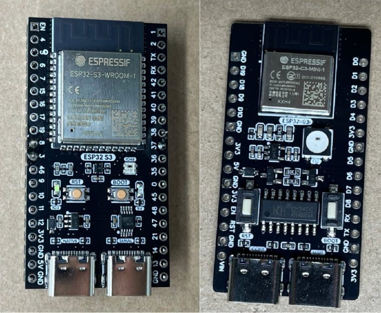 ESP32-C3 & ESP32-S3 Development Boards