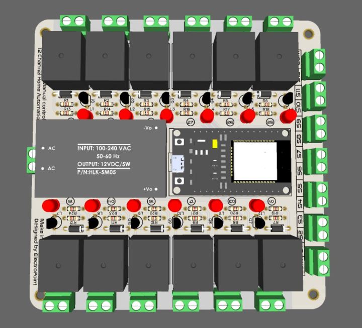 12-Channel Home Automation Board